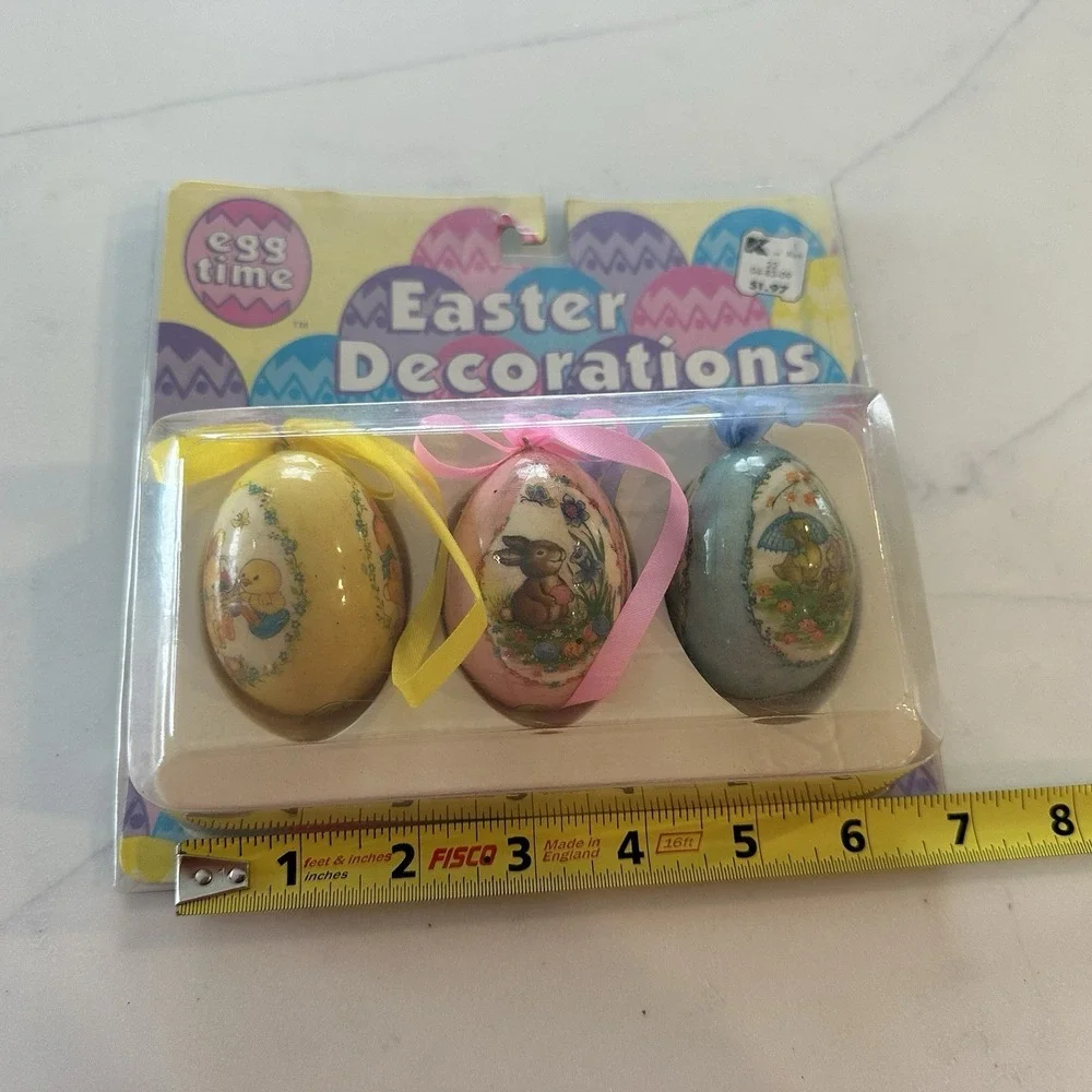 vintage kmart easter decoration egg ornaments